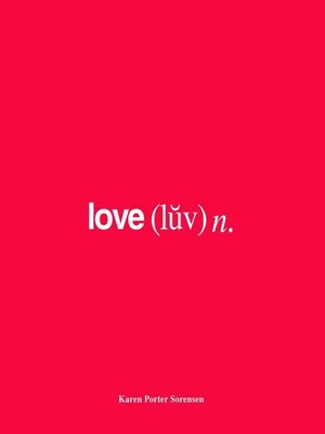 cover image of love (luv) n.